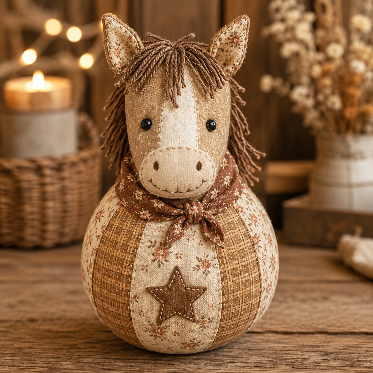 🎄🎅Patchwork Fabric Doll DIY Kit