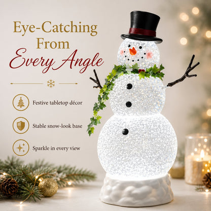 ☃️ Light-Up Snowman Crystal Globe — Bring Winter Magic Home! ✨
