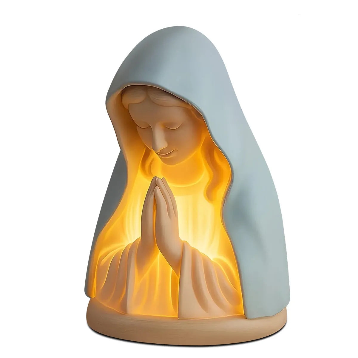 ✝️ Handmade Resin Virgin Mary Night Light – A Gentle Glow of Peace & Protection