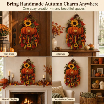 🧶DIY Seasonal 3D Crochet Door Hanger Kit Collection