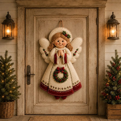 ⛄🎅🎄Christmas Felt Door Hanger DIY Sewing Kit