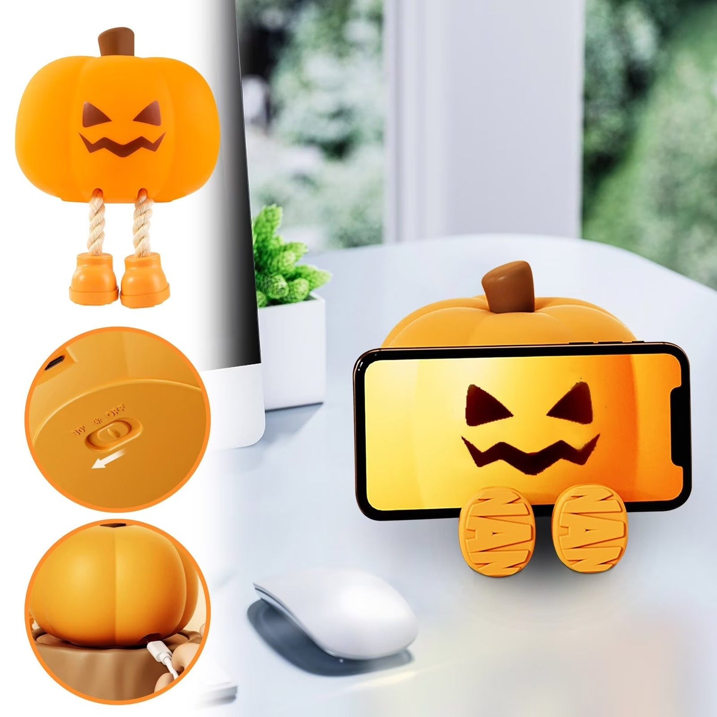 💡Halloween Mini Pumpkin Night Light🎃