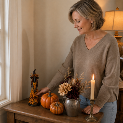 Emberwitch – The Fall Witch Figure That's Elegant, Not Spooky