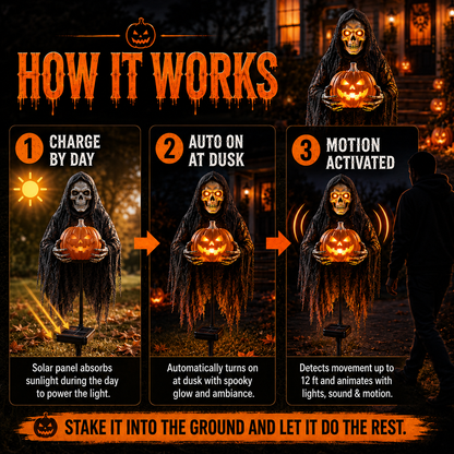 👻Soul Collector Pumpkin Edition Animated Halloween Yard Decoration