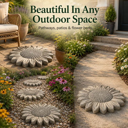 💥 LAST DAY 49% OFF - 🌻 Reusable Sunflower Stepping Stone Mold (📦Buy 2 Free Shipping)
