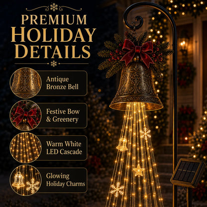 🎄Christmas Bell Cascade Solar Yard Light