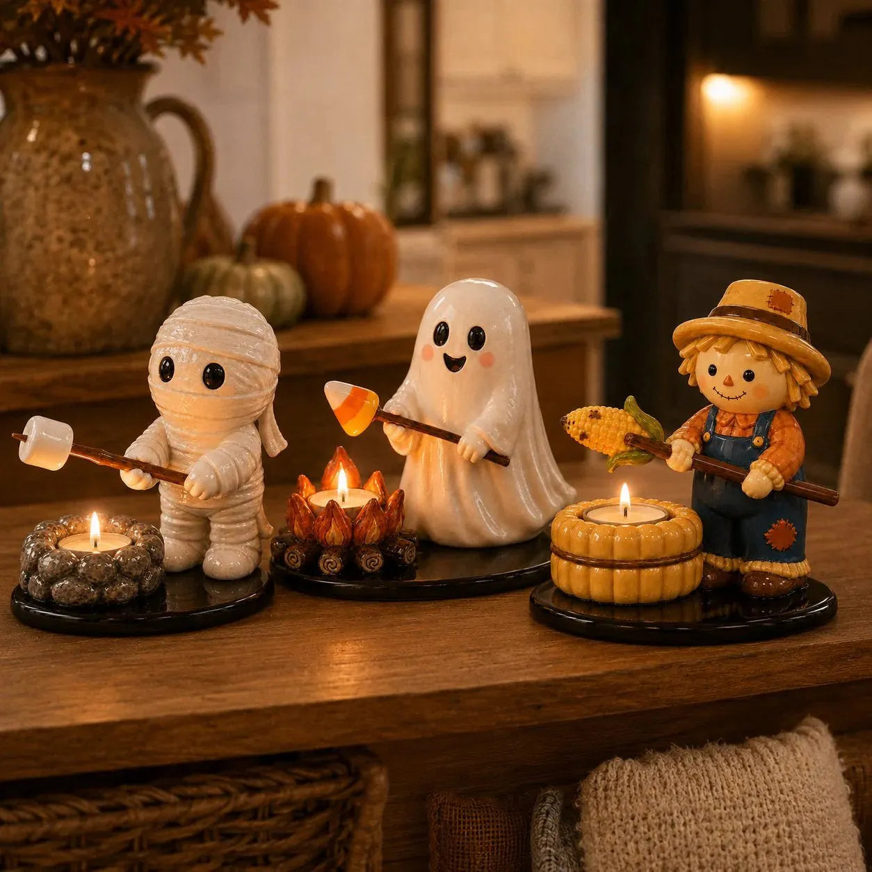 💥Halloween Campfire Tealight Holder