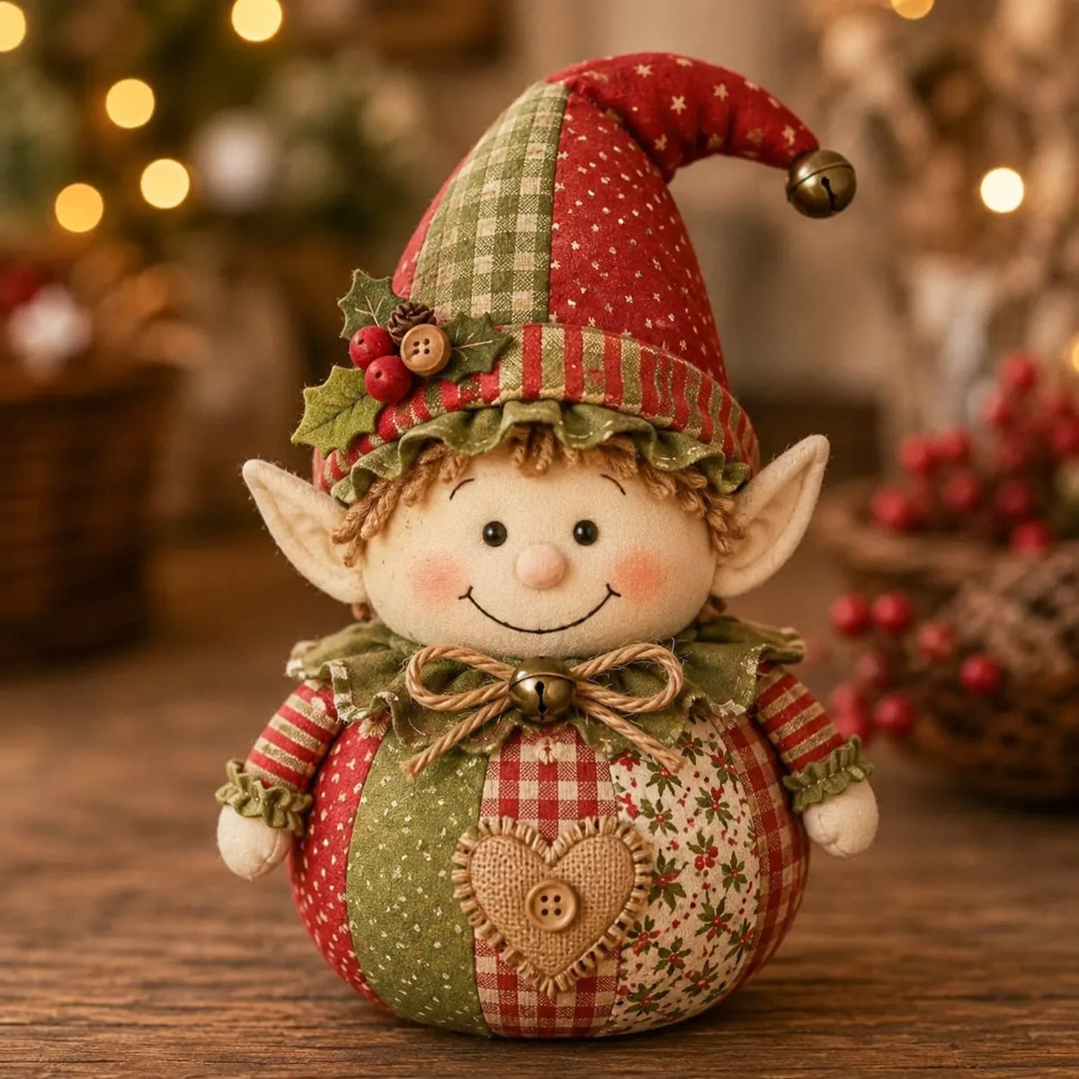 🎄Christmas Patchwork Doll Sewing Kit – A Cosy Craft for Quiet Moments