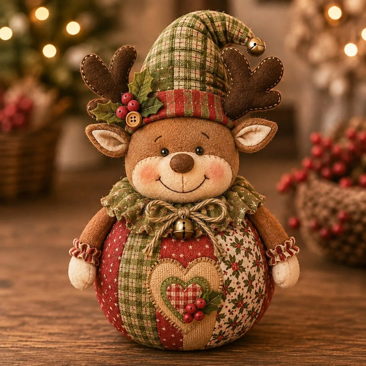 🎄Christmas Patchwork Doll Sewing Kit – A Cosy Craft for Quiet Moments