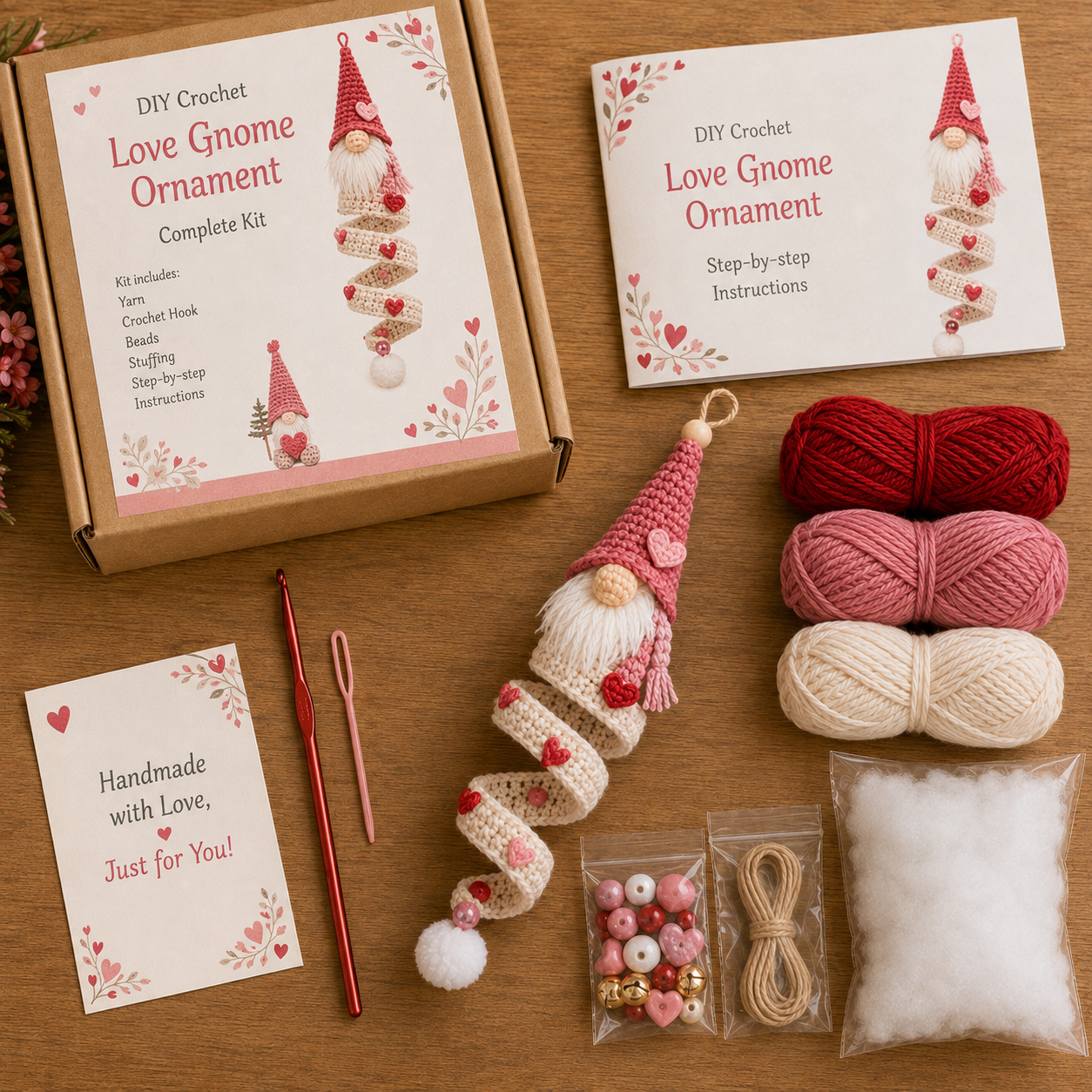 🔥49% OFF🎄 DIY Crochet Gnome Ornament Collection📦Limited Stock!🎉The joy of handicrafts awaits your exploration❤️