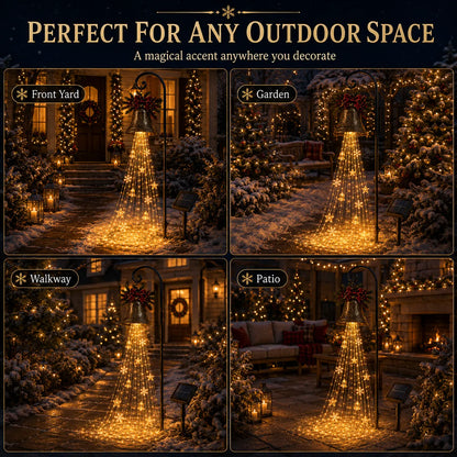🎄Christmas Bell Cascade Solar Yard Light