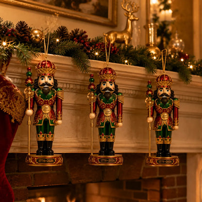 2026 America 250th Anniversary Royal Nutcracker King Christmas Ornament