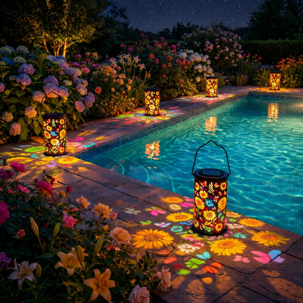 🔥Hot Sale 49% OFF -✨Colorful Sunflower Glow Solar Garden Lantern