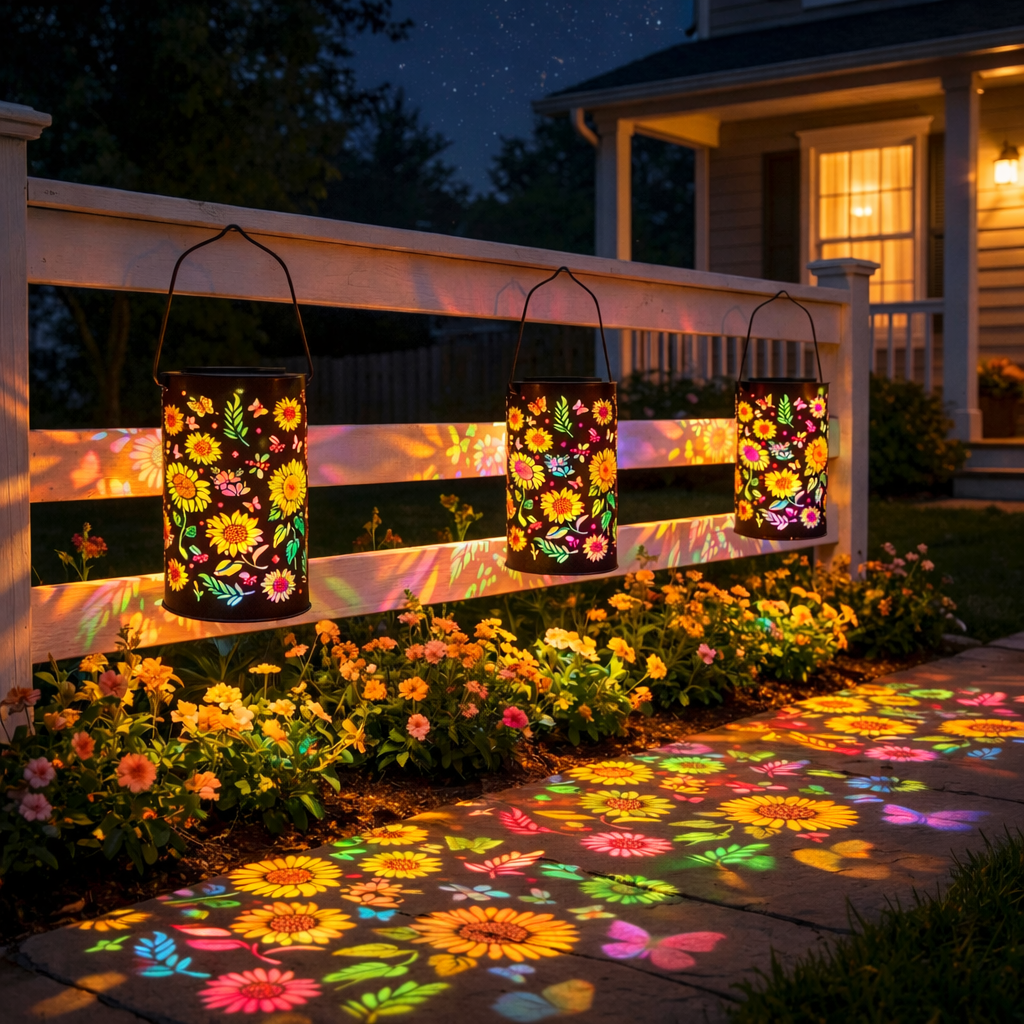 🔥Hot Sale 49% OFF -✨Colorful Sunflower Glow Solar Garden Lantern