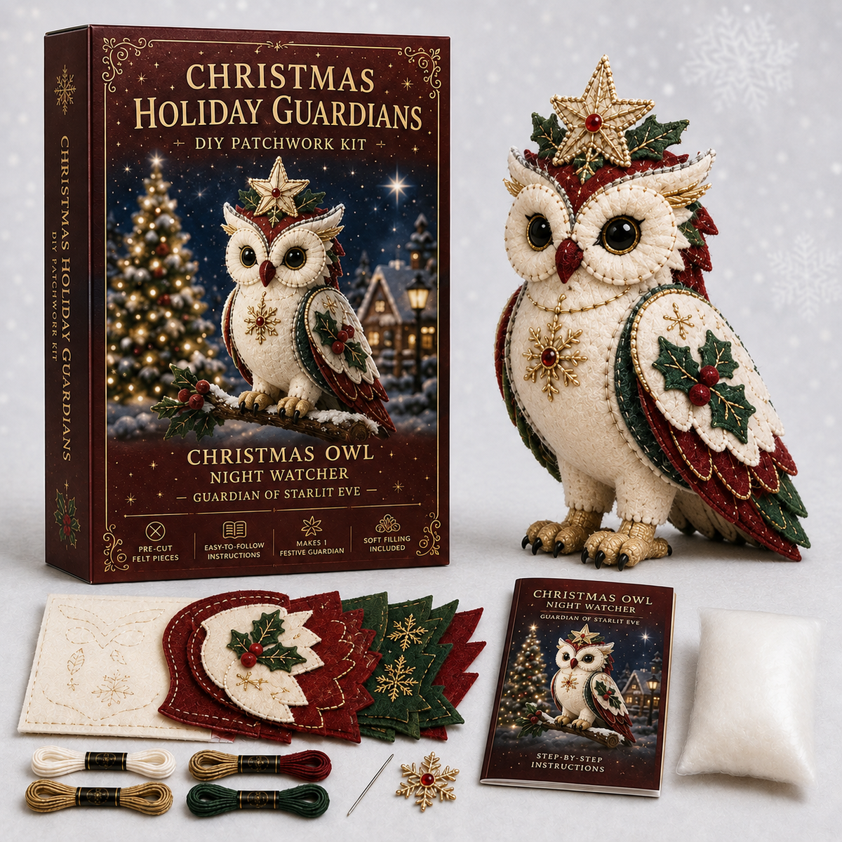 Christmas Holiday Guardians™ DIY Felt Patchwork Kit