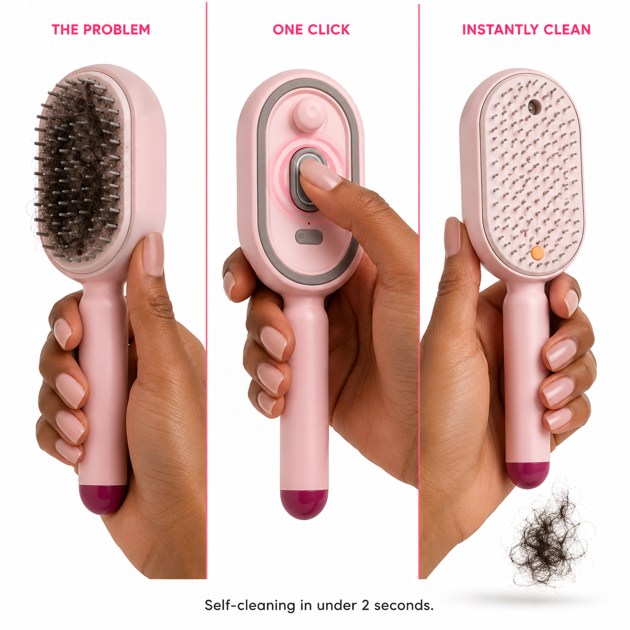 NEVEN™ Steam Mist Brush — Detangle, Hydrate & Smooth Any Hair Type