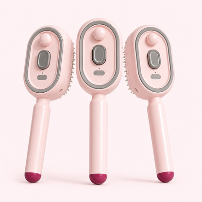NEVEN™ Steam Mist Brush — Detangle, Hydrate & Smooth Any Hair Type