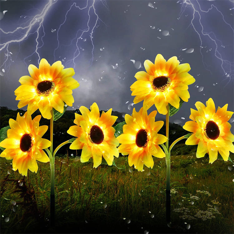 🌻 Solar Sunflower Garden Lights