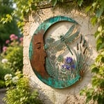 Crescent Moon Bee Wall Decor