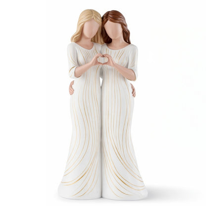 🔥LAST DAY 49% OFF🌊Sisters by My Side, Celebrates Friendships Three Sisters Sculpture