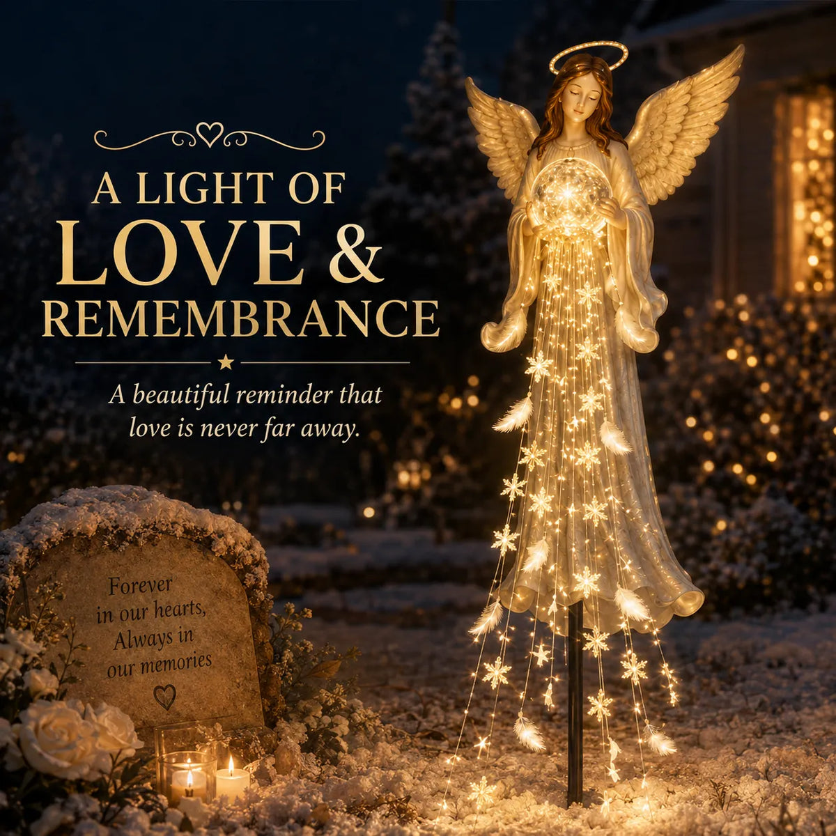 Solar Angel Remembrance Garden Light👼