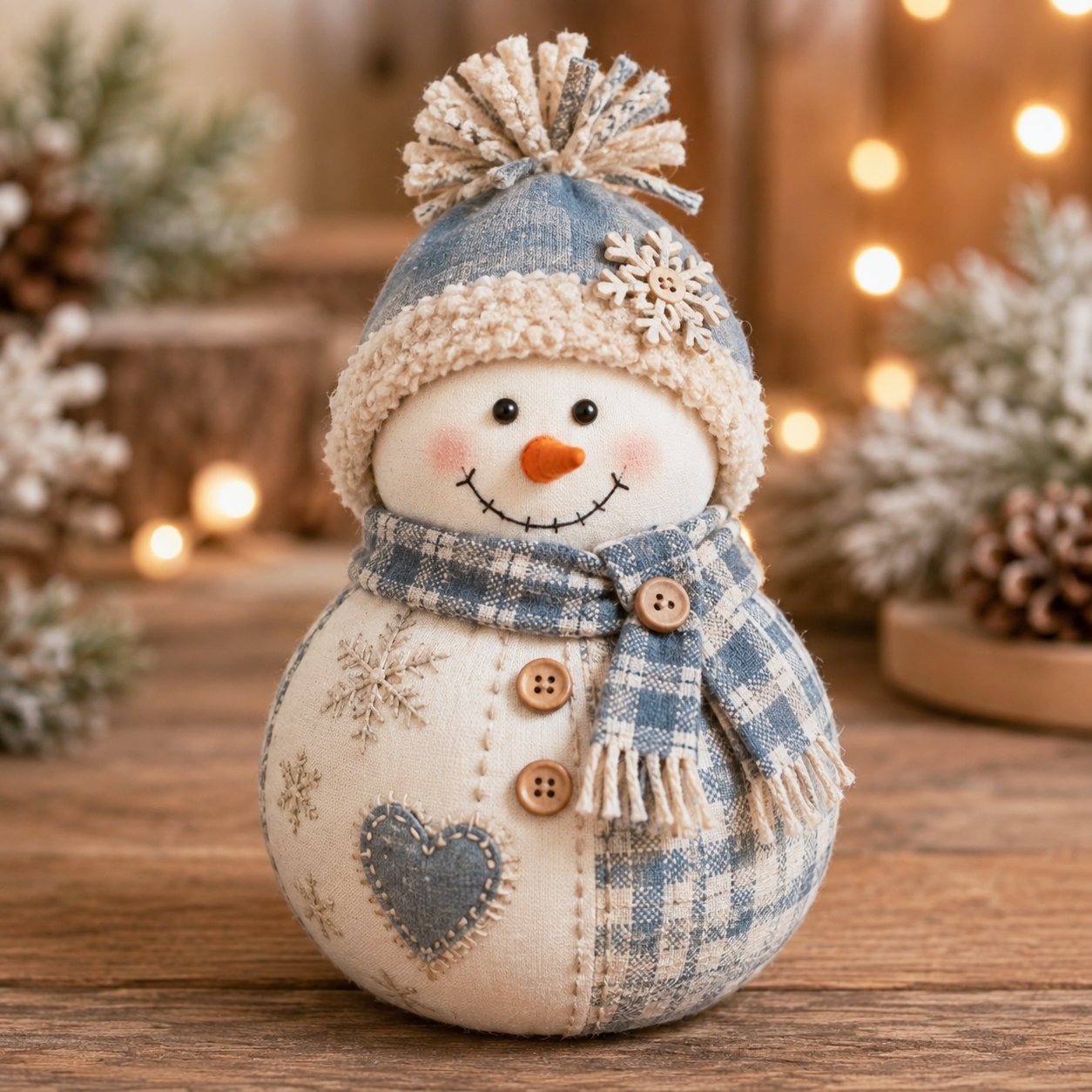 🎄🎅Patchwork Fabric Doll DIY Kit