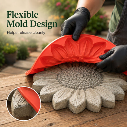💥 LAST DAY 49% OFF - 🌻 Reusable Sunflower Stepping Stone Mold (📦Buy 2 Free Shipping)