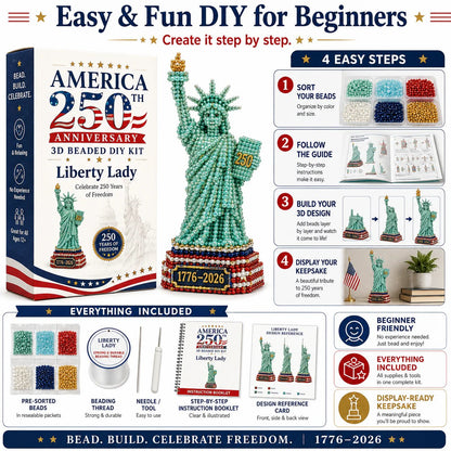 🔥America 250th Anniversary 3D Beaded DIY Kit