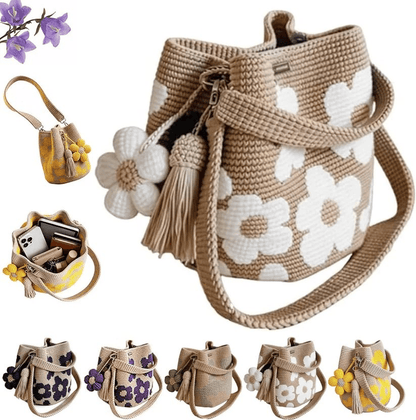 🌸NEW ARRIVAL LIMITED TIME OFFER ✨🌻Crochet Bucket Bag for Women——One tote. Endless summer vibes.🌼