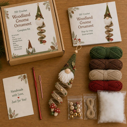 🔥49% OFF🎄 DIY Crochet Gnome Ornament Collection📦Limited Stock!🎉The joy of handicrafts awaits your exploration❤️