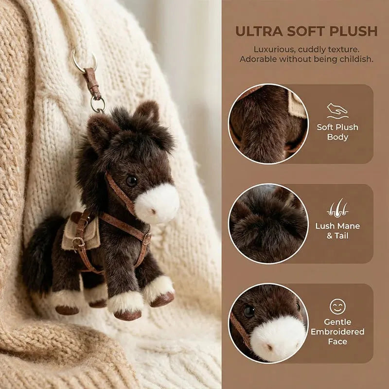 🦄 PonyTata Plush Pony Bag Charm & Keychain