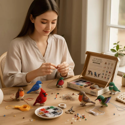 🧵🔥✨ Tiny 3D Beaded Animal DIY Kit