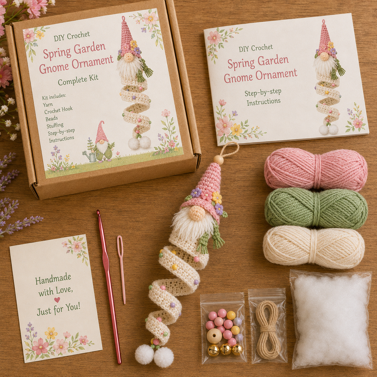 🔥49% OFF🎄 DIY Crochet Gnome Ornament Collection📦Limited Stock!🎉The joy of handicrafts awaits your exploration❤️