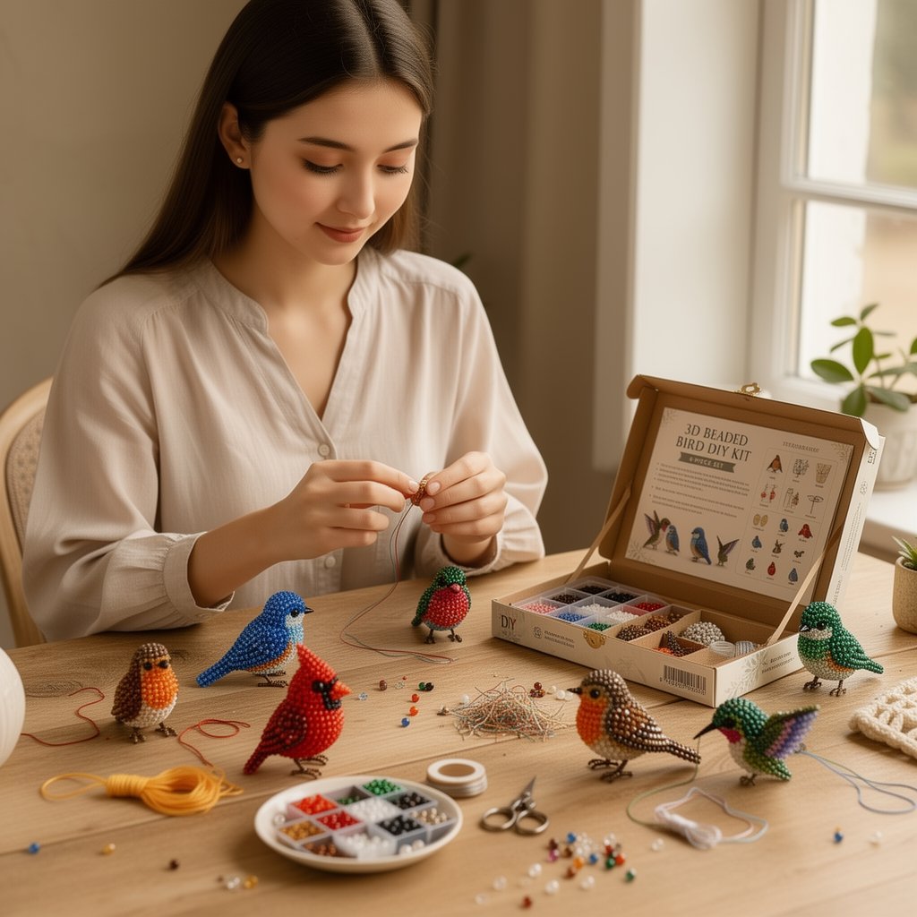 🔥Gift- 🎁✨ Tiny 3D Beaded Animal DIY Kit