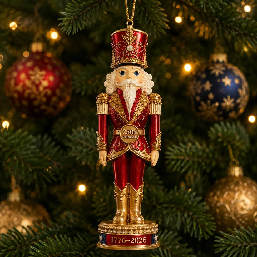 2026 America 250th Anniversary Royal Nutcracker King Christmas Ornament
