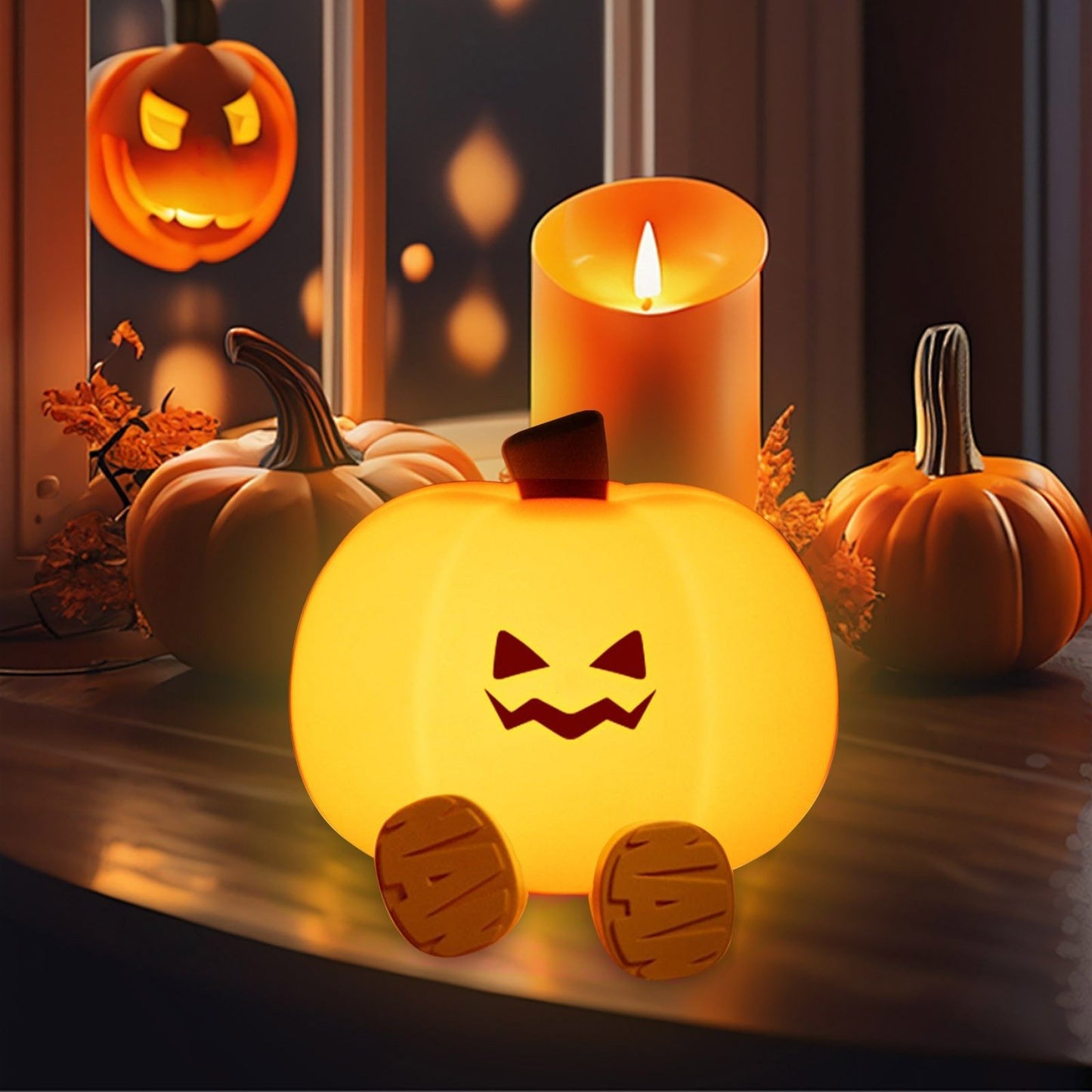 💡Halloween Mini Pumpkin Night Light🎃