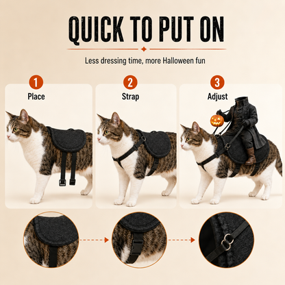😺🎃The Headless Horseman Ride Pet Costume