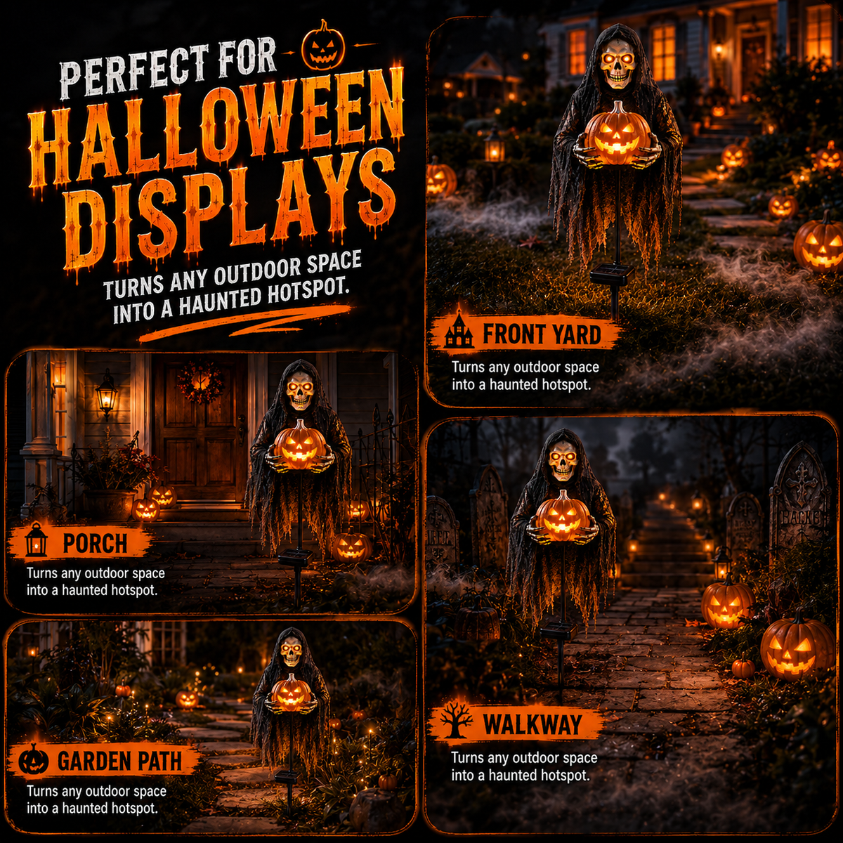 👻Soul Collector Pumpkin Edition Animated Halloween Yard Decoration