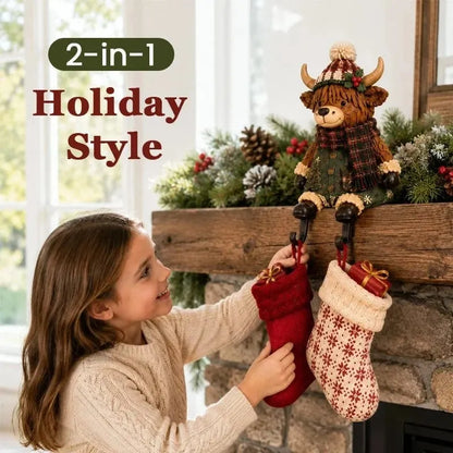 Christmas Stocking Holder Shelf Sitters