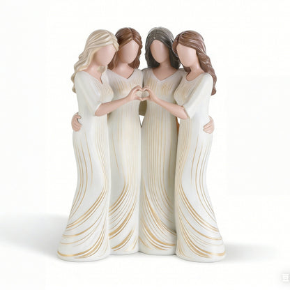 🔥LAST DAY 49% OFF🌊Sisters by My Side, Celebrates Friendships Three Sisters Sculpture