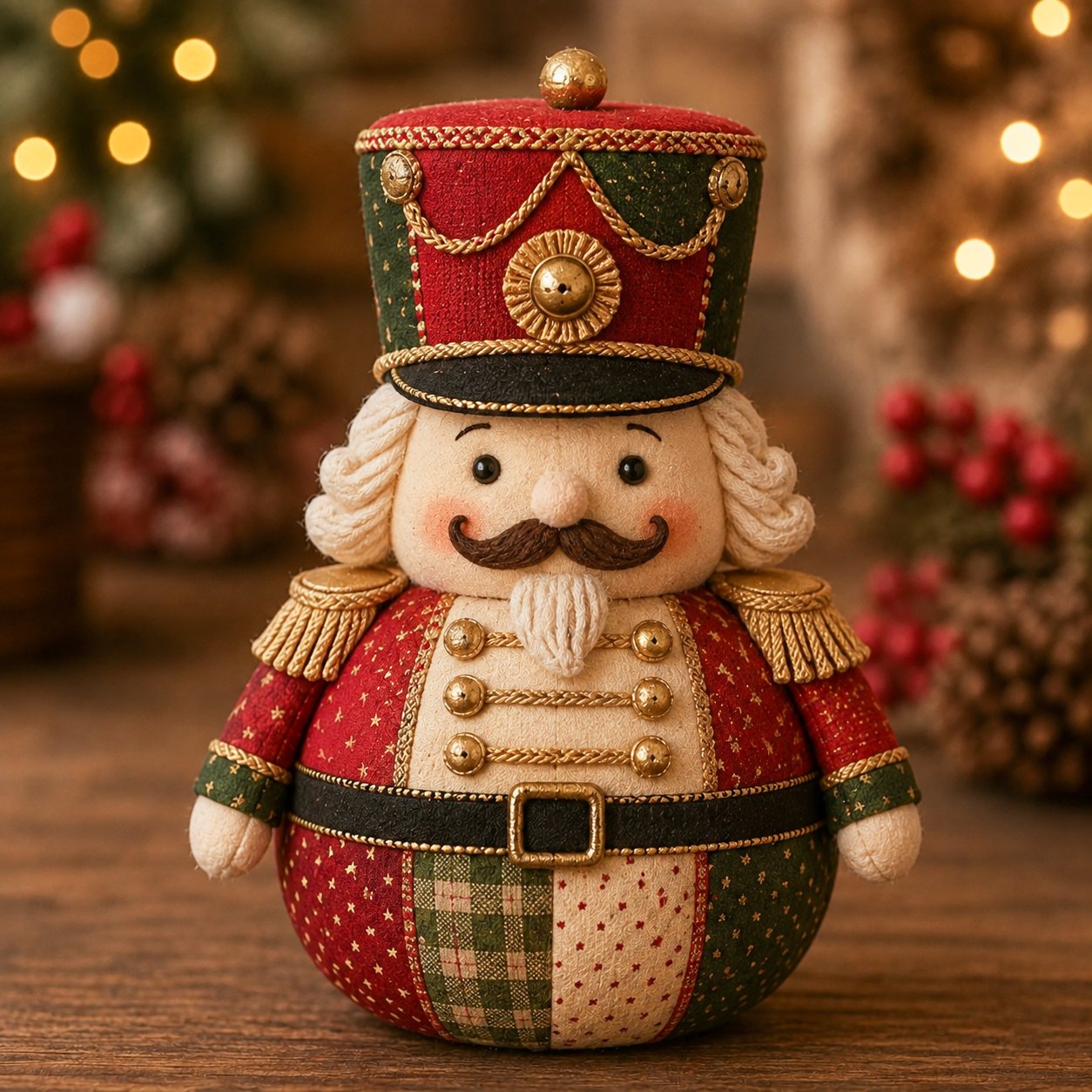 🎄🎅Patchwork Fabric Doll DIY Kit